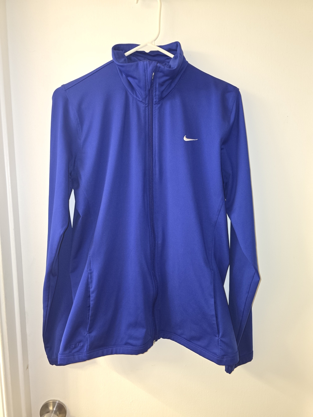 Nike Women's Full-Zip Dri-Fit Athletic Jacket - Royal Blue